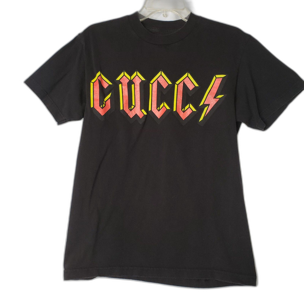 SECRET CLUB CUCCI Black T Shirt Size Medium